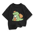 Children's T-Shirt Capybara Printed T-shirts Baby T-Shirt Cartoon Boys Summer Clothes O-Neck Kids Shirt Fashion Child T-Shirt