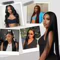 32 Inch Unprocessed Brazilian Virgin Straight Human Hair Bundles Natural Color Silky Smooth Straight Hair Weft 4 Bundles Human Hair Weave Extensions For Ladies