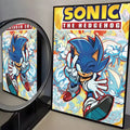 Sonic the Hedgehog HD Poster Art  Waterproof Wall Sticker for Home Living Room Bedroom Aesthetic Decoration