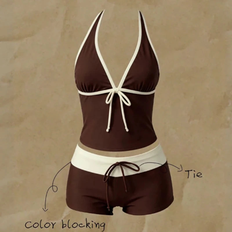 Sexy Women's Swimsuit Polka Dot Tankinis Bikinis Sets | SAMAG