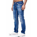 Straight Jeans Men Washed no hole Spring Summer Boyfriend | SAMAG