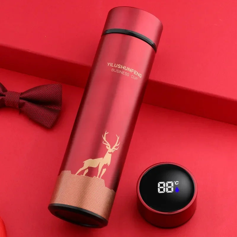 Thermos Bottle for Tea Infuser Digital Cup Thermal Stainless Steel Coffee Mug Isotherm Flask Leakproof Travel Tumbler Drinkware