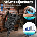 ABBREE AR-158 Walkie Talkie Microphone Speaker Adjustable Volume Handheld Rechargeable For Baofeng UV 5R MINI UV32 DM32 AR-152