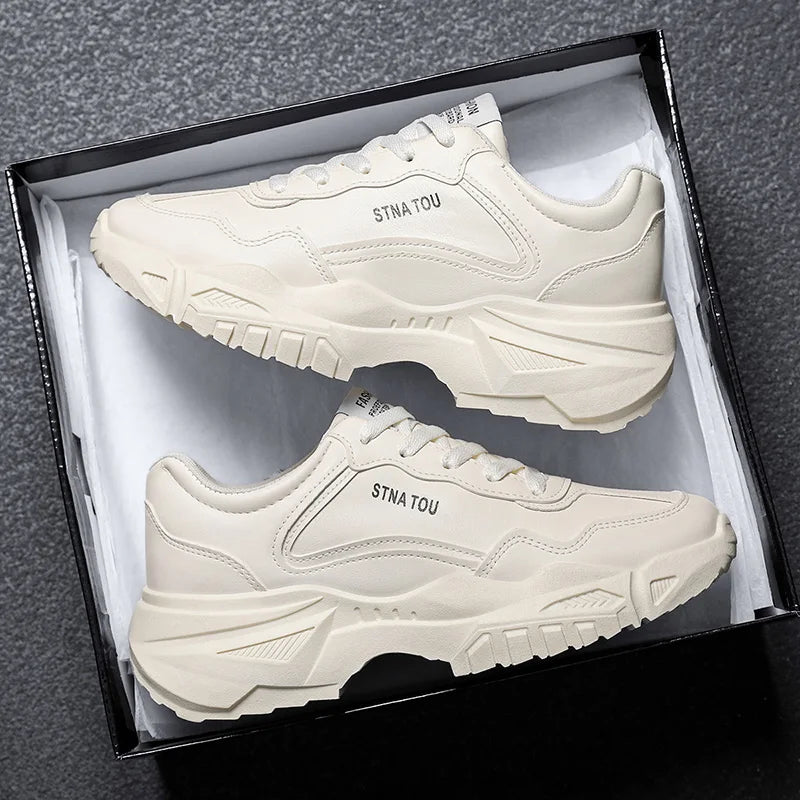 Men's Shoes 2025 New Fashionable and Versatile Casual Shoes Thick soled Anti slip Sports Shoes