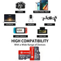 for Smartphone 32-64-128-256-512gb Flash Memory Card Memory Class10 High Speed Fast Reliable U3 Quality Durable Premium Class 10