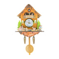 Wooden Hanging Wall Clock Bird Alarm Clock Cuckoo Clocks For Home Decoration Quartz Watch Decorative Home Decor