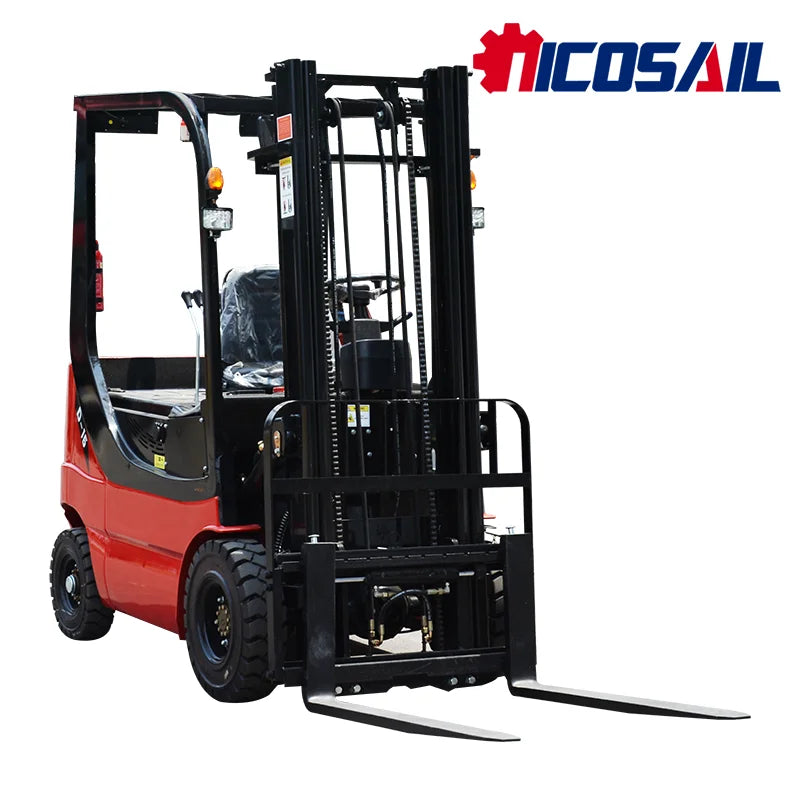 Electric Forklift 1T 1.5T 3M Lift Height Warehouse Forklift Truck 60V Battery Powered Electric Forklift CE Approved