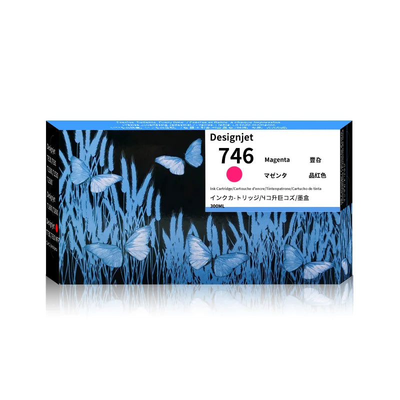 746 747 Pigment Ink Compatible Color Inkjet Ink Cartridge P2V82A P2V83A P2V80A  for HP746 for HP DesignJet Z6 Z9 Z9+ Printer