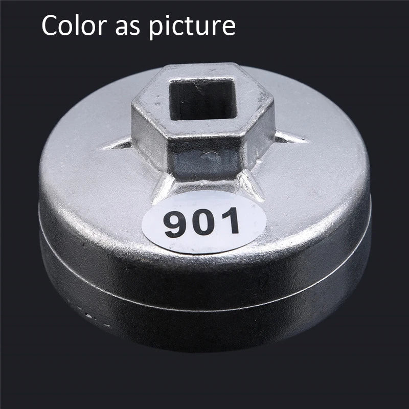 Wrench Auto Tool 1/2 Square Drive 65mm 67mm 74mm 79mm End Cap Oil Filter Wrench Auto Hand Tools Remover Tool For