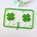 Cute A6 Stationery Storage Folder File PP Twill Zipper Pouch Document Bag Zip File Folder School Office Supplies