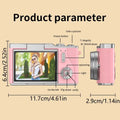 High-Definition HD Digital Camera Flip Screen 8X Digital Zoom Kids Photography Toy 4K 48MP Led Flash Light Video Camcorder CCD