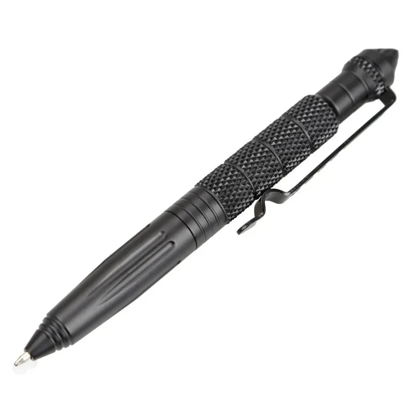 Military Tactical Pen Aluminum Alloy Outdoor Camping Security Survival Tools Emergency Glass Breaker Pen Self-defense Supplies