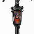 ROCKBROS Bicycle Bag Waterproof Touch Screen Cycling Bag Top Front Tube Frame MTB Road Bike Bag 6.5 Phone Case Bike Accessories