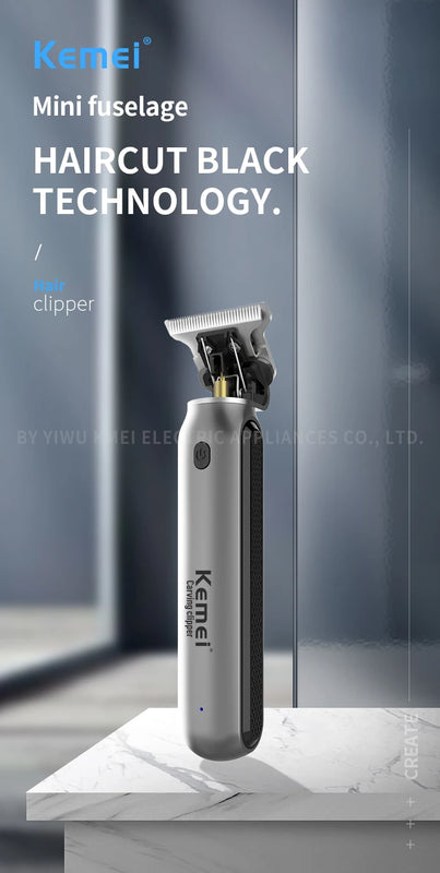 Kemei Professional Hair Clipper Electric Clippers New Electric Men Retro Head Carving Oil Head Trimmer Electric Shaver km-1757