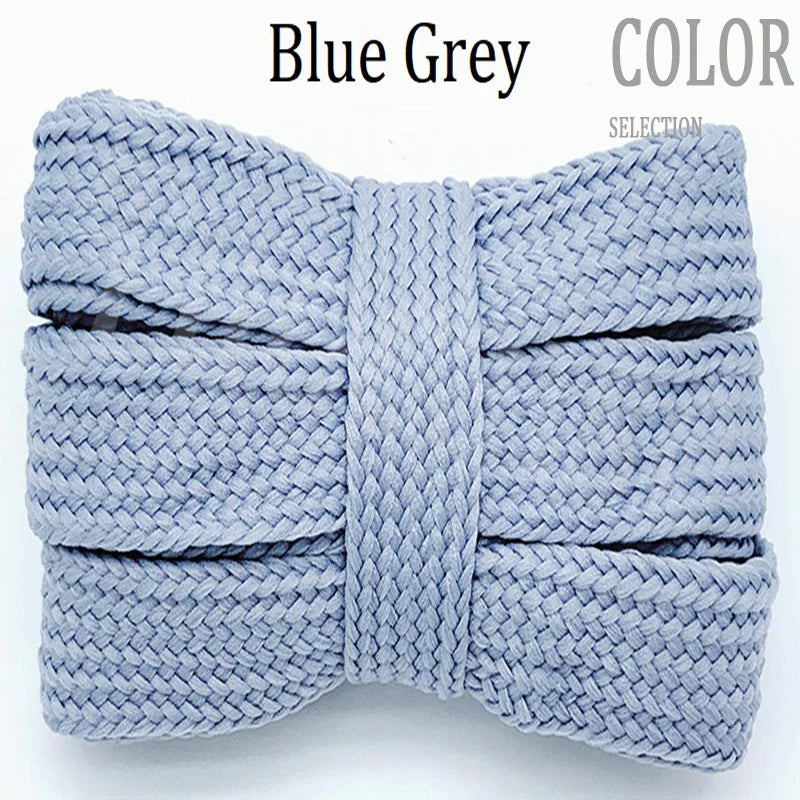 Flat Wide Shoelaces 2cm 1Pair Thick Soft Casual Sneakers Running Sports Shoe Laces 100/120/140/160CM Fashion Shoes Accessories