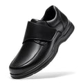 Fitville Men'S Business Leather Shoes Wide Toe Box  Casual Oxford Shoes  Lightweight Non-Slip Water-Repellent For Swollen Feet