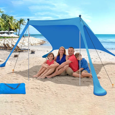 Camping Tent Windproof Pop Up Awning Outdoor Beach Sun | SAMAG