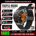 TANK Ultra 1400mAh Battery Military Smart Watch 10ATM Waterproof Heart Rate Tactical LED Flashlight Men - Visuel 18 | SAMAG