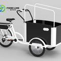 Electric Pedal 3 Wheels Cargo Bike with Rear Motor for Carrying Pets Electrical Bicycles