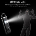130dB Self Defense Alarm Carrying Scream Loud USB Recharging Panic Alarm Anti-wolf Alert for Girl Child Women Emergency Alarm