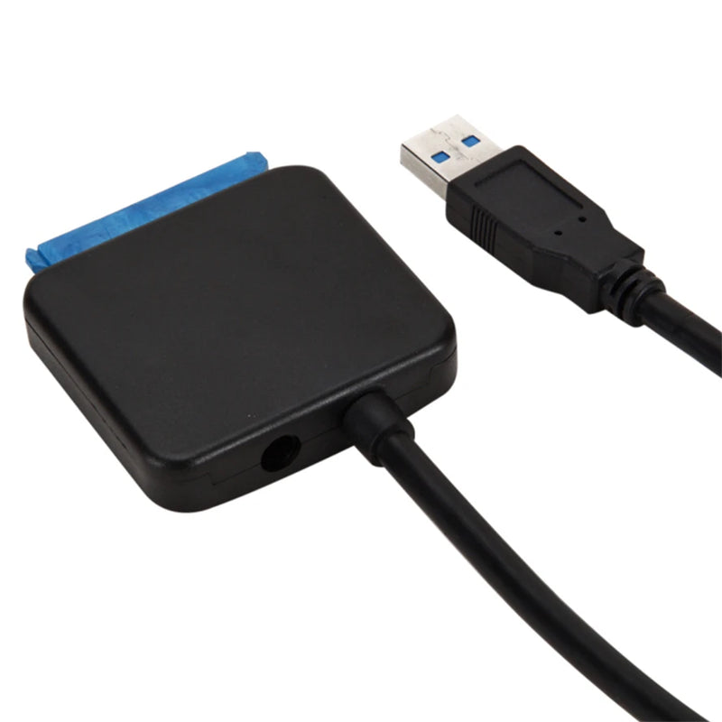 USB 3.0 to SATA Cable SATA III Hard Drive Adapter Converter for 2.5" 3.5" SSD HDD Hard Drive Disk with 12V/2A Power Adapter