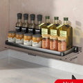 Foldable kitchen Storage Rack Fridge Organizer Storage Tray Clear Food Storage Organizer Spice Rack kitchen Organizer