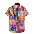 Summer Flower Graffiti 3D Print Men's Street Fashion | SAMAG