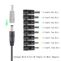 WiFi Power Bank Cable - USB to DC 5V/12V Boost Converter Cord for Router/Modem/Speaker, Portable Charging Adapter