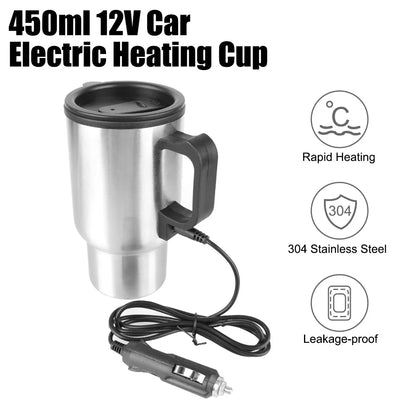 Camping Travel Kettle Electric Heating Car Stainless | SAMAG