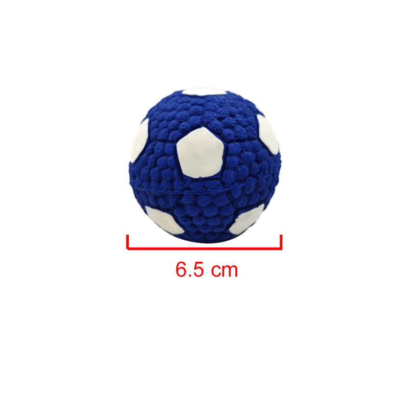 Toys For Small Large Dogs Chihuahua Golden Retriever Natural Latex Dog Balls Anti Bite Interactive Dog Chew Toy Pet Squeak Toys
