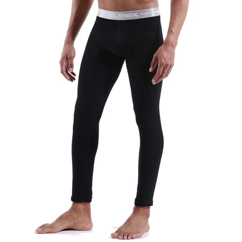 Men's Winter Thermal Underwear Warm Velvet Long Johns Man Thick Double Layer Leggings Breathable Thermo Pant Pantalon Termico