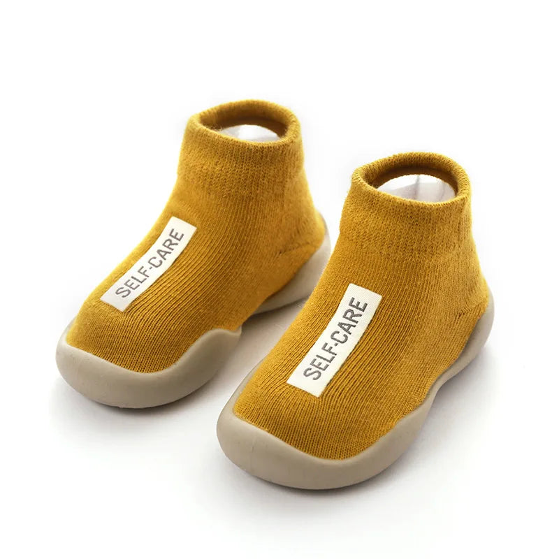 Baby Walking Shoes Sock Shoes First Walker Shoes Toddler Infant Boys Girls Kids Soft Sole Floor Shoes Non-Slip