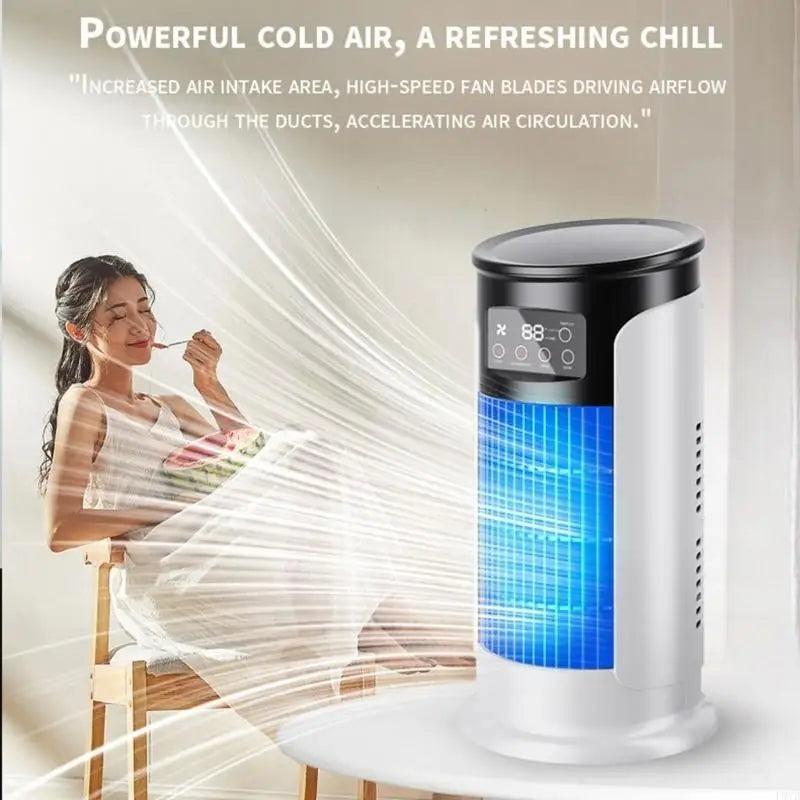 Portable Air Conditioner 6 Speed Evaporative Air Cooling Fan Blower