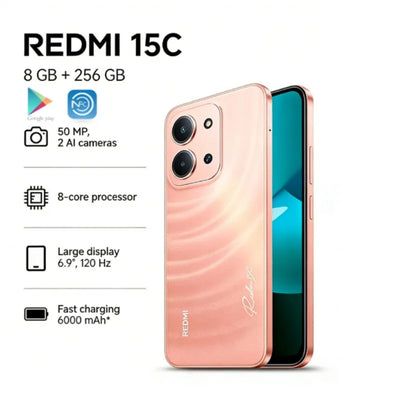 REDMI 15C Global Edition 5G 8+256GB Smartphone | SAMAG
