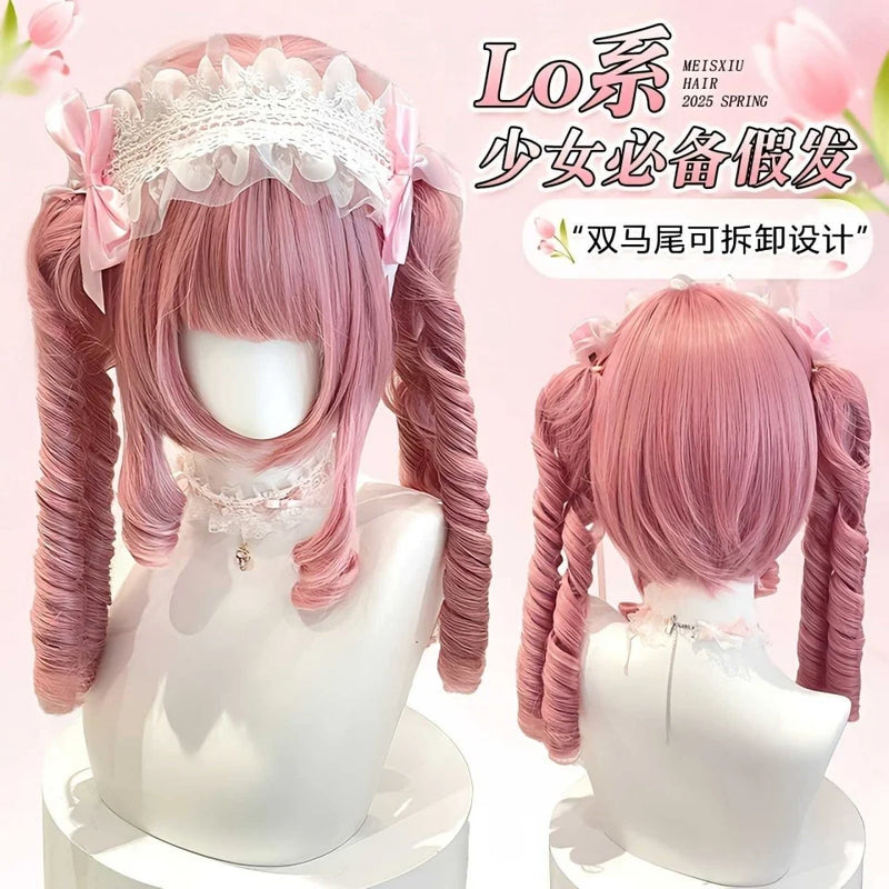Synthetic Straight Wigs with Bangs Long Silky Heat Resistant Fiber Hair Full Machine Wig Cosplay Party Wig For Fashion Women