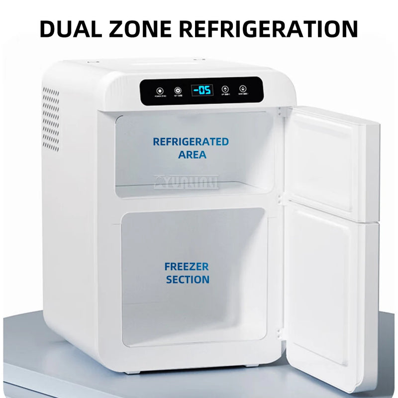 28L Vehicle Freezing Fridge Portable Cooling Refrigerator Nevera Mini Koelkast