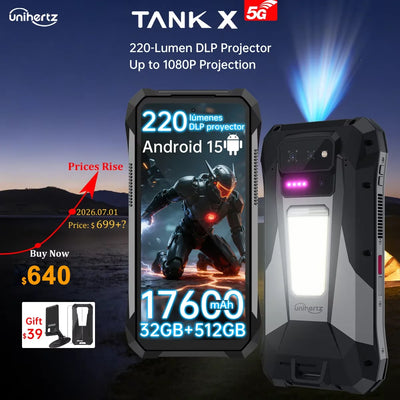 World premiere】Unihertz by 8849 TANK X Rugged Phone 5G | SAMAG