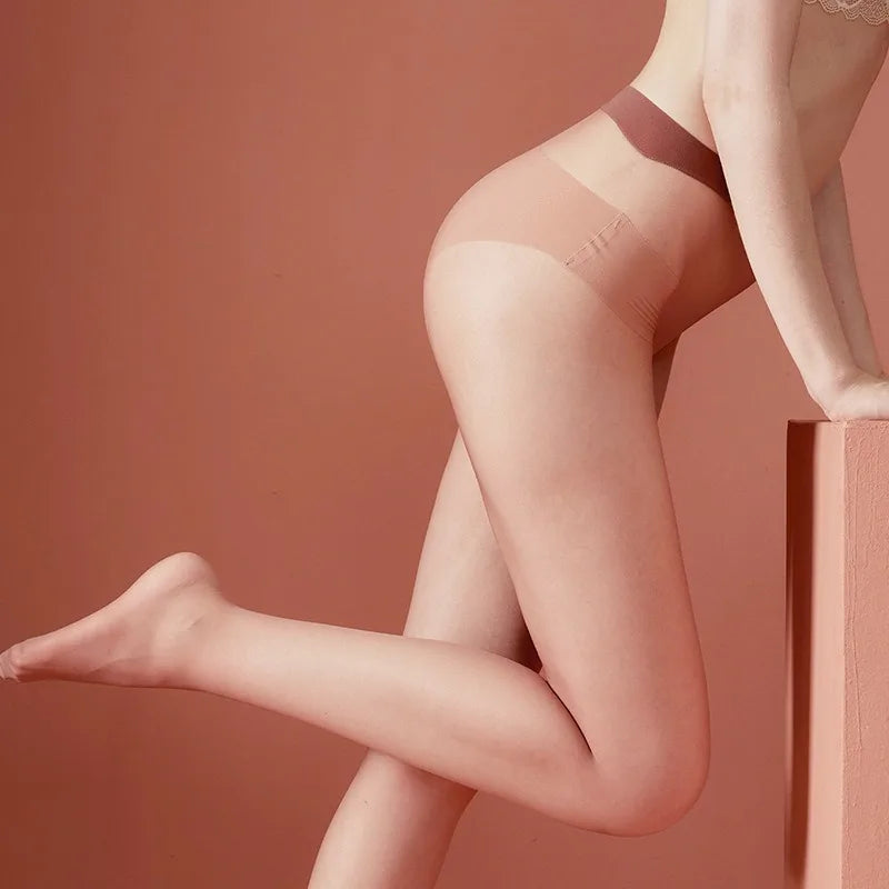 Seamless Women Men Invisible Stockings Transparent Sexy Legging Underwears High Waist Male Thin JJ Sheath Pantyhose Long Johns