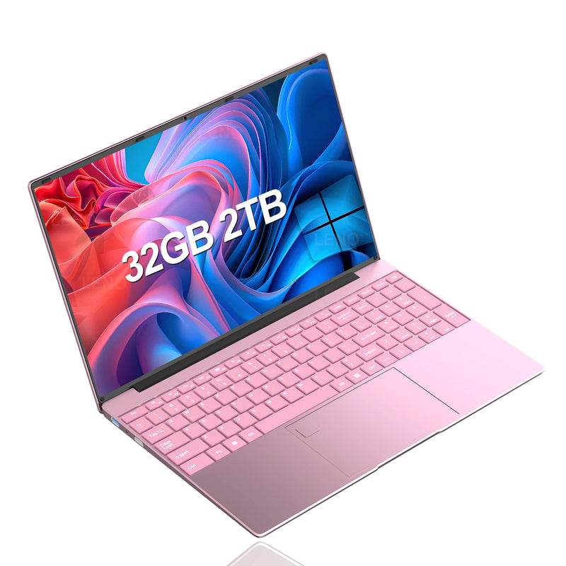 2026 LENO 15.6" Laptop Windows 11 32GB 2TB Intel Core i9 9900 1920*1080 HD Gaming Computer PC Gamer office Ultra Slim Notebook