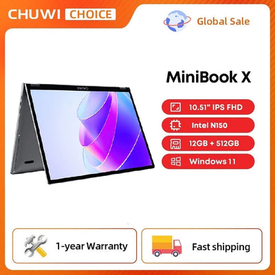 CHUWI MiniBook X N150 Laptop 10.51 Inch 16GB /12GB RAM | SAMAG