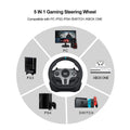 PXN V9 Volante PC Steering Wheel Gaming  270°/900° Racing Wheel for PS4/PS3/PC Windows 7,8,10,11/Switch/Xbox One/Xbox Series X/S