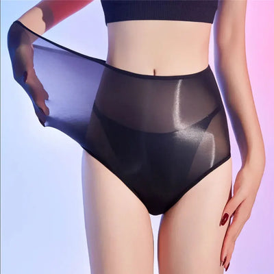 Sexy Unisex Oil Shiny Sheer See Through Boxer | SAMAG