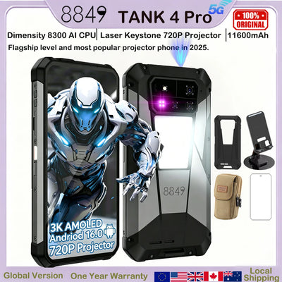 8849 Tank 4 Pro Unihertz 5G Rugged Projector Smartphone | SAMAG