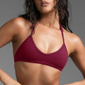 C - B Women Halter Backless Padded Sports Bra High Waist - View 8 | SAMAG