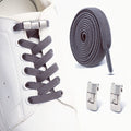 No Tie Shoe Laces Elastic Laces Sneakers Tennis Lock Shoelaces Without Ties Unisex Kids Adult Flat Shoelace Shoe Accessories