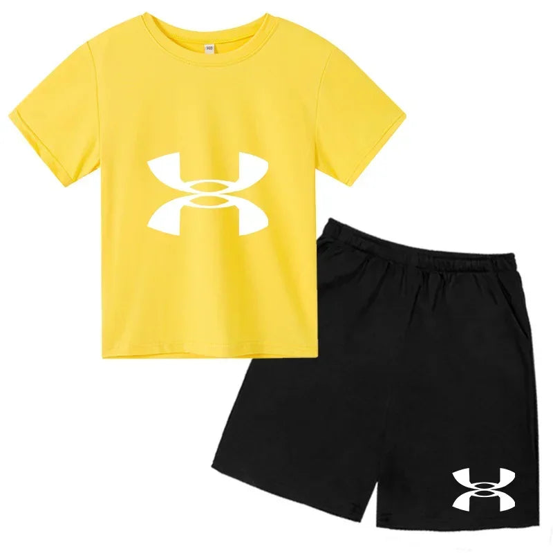 2-13Y Kids Spring & Autumn Casual Cartoon & Letter Print | SAMAG