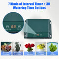 Solar Automatic Drip Irrigation Kit 7 Timing Modes 30 Watering Modes 32.8FT Automatic Watering Irrigation System Set for Garden