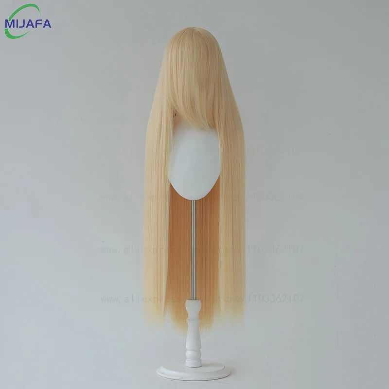 Very High Quality 600g 68 Colors 40 Inch 100cm Long Straight Cosplay Wig With Bangs Heat Resistant Hair Anime Wigs + Wig Cap