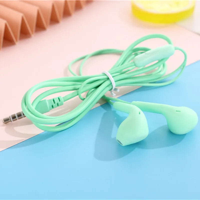 Multi-function 3.5MM Wired Earphones Headphones in Ear With Mic Sports Music Earduds Handfree Headsets For Xiaomi Samsung Huawei