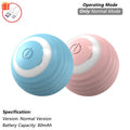 New Cat Interactive Ball Toy Automatic Rolling Ball Faux Tail Rechargeable Smart Pet Electric Toy Dog Cat Training Imitate Mouse